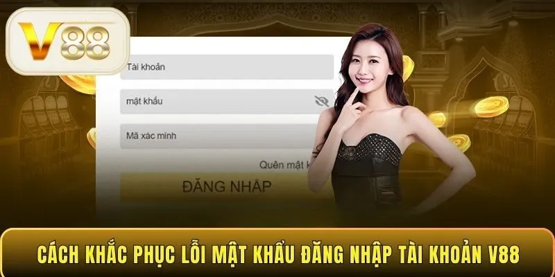 Cách khắc phục lỗi mật khẩu đăng nhập tài khoản V88